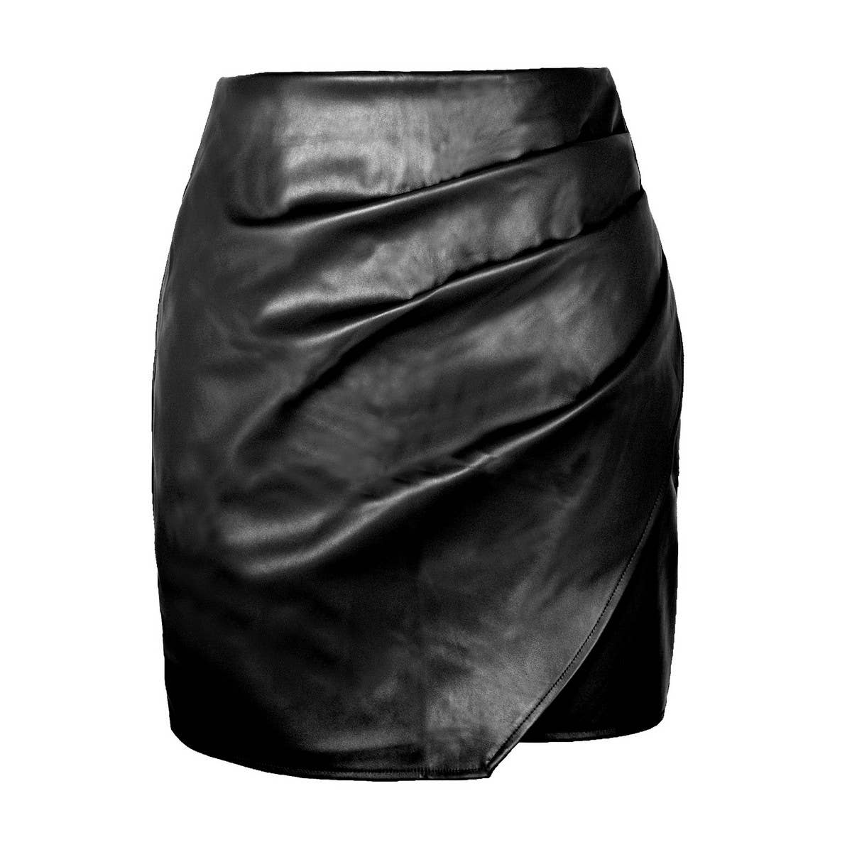 SEXY HIGH WAIST IRREGULAR PU LEATHER SKIRT_CWBSS0391