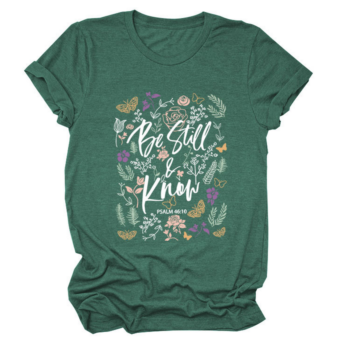 Womens Faith Tee, Be Still And Know_Cwtts1480