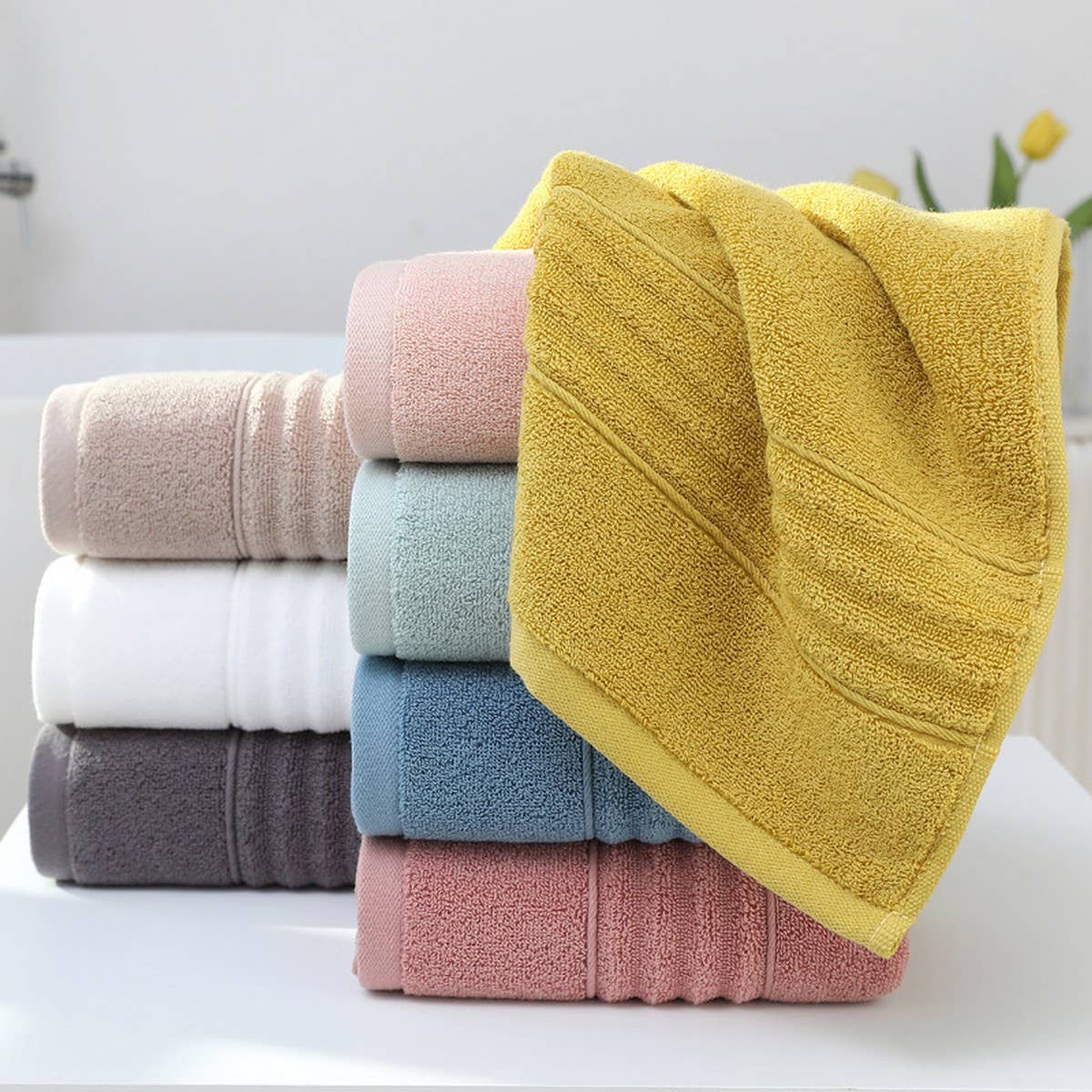 EMBROIDERED HOUSEHOLD FACE WASH COTTON TOWEL_CWMM2278