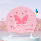 Women'S Silicone Swim Cap, Long Hair, Ear Cover_Cwmm6714