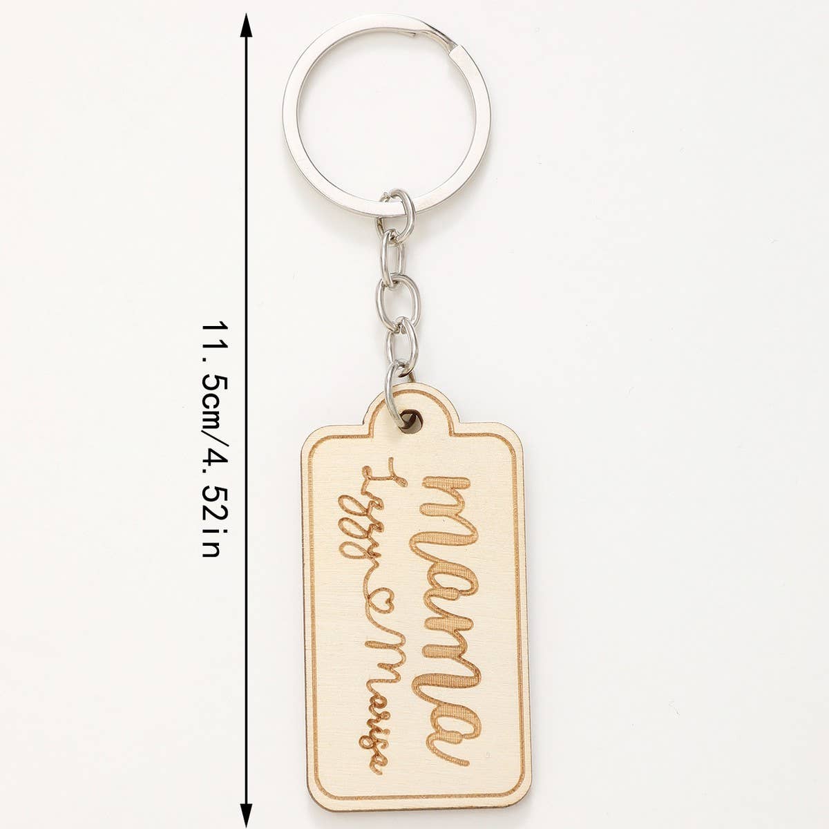 CREATIVE SMALL PENDANT PUZZLE WOODEN KEYCHAIN_CWMM0573