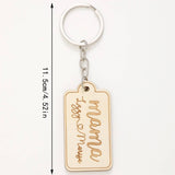 CREATIVE SMALL PENDANT PUZZLE WOODEN KEYCHAIN_CWMM0573