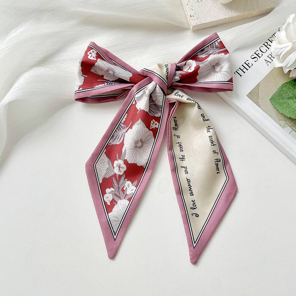 Women Versatile Printed Floral Hairband_Cwasc0703