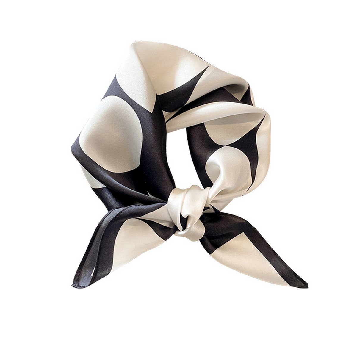 MINIMALIST SPRING AND SUMMER POLKA DOT PLAID SCARF_CWASC0628