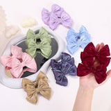 SOLID SHINY BOW HAIR CLIP SET FOR JK GIRLS_CWAHA6719