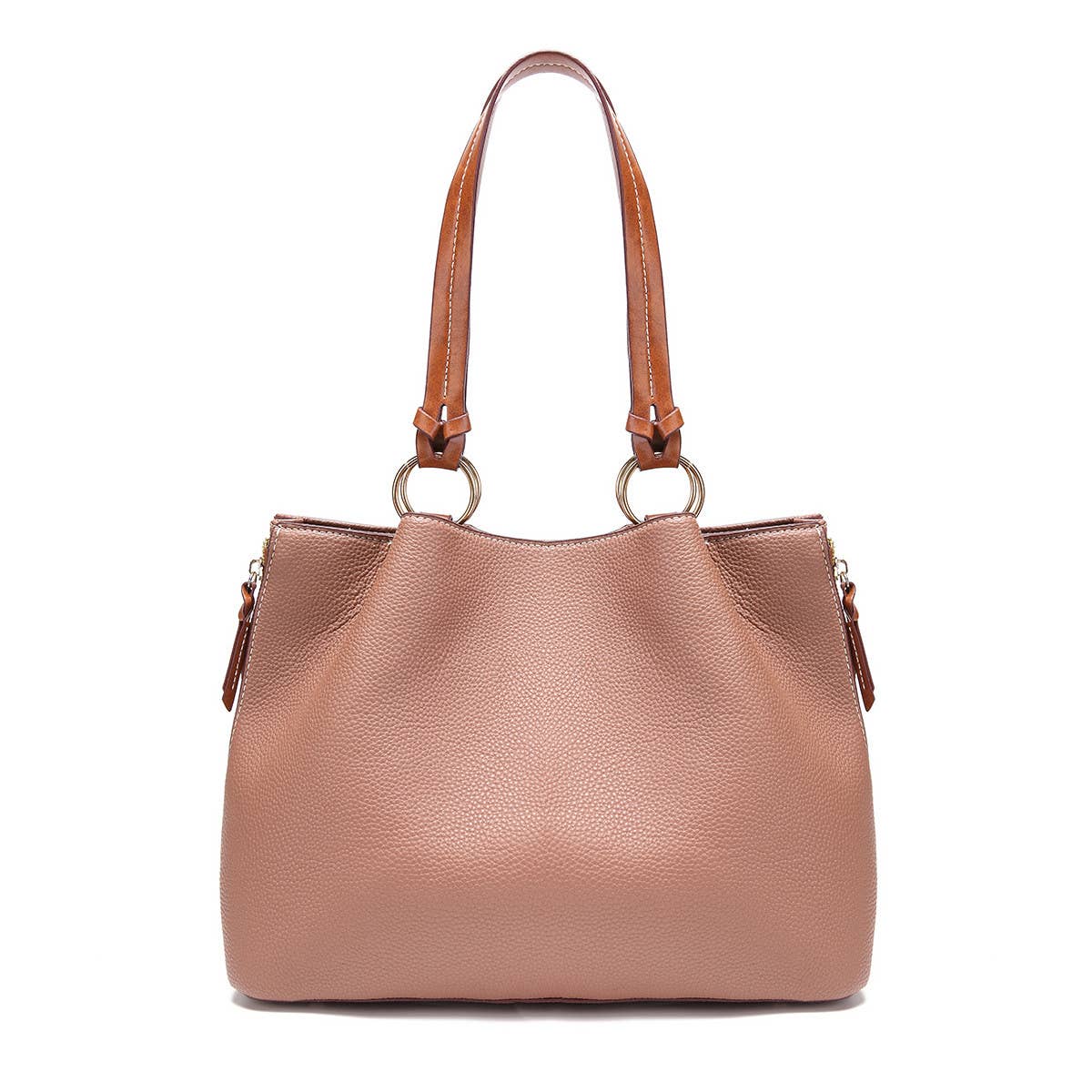 RETRO PEBBLE LITCHI GRAIN TEXTURE SHOULDER BAG_CWAB0926