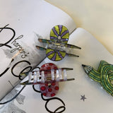 ACRYLIC PENCIL HAIR CLAW CANDY COLOR CARTOON CLIP_CWASC1586