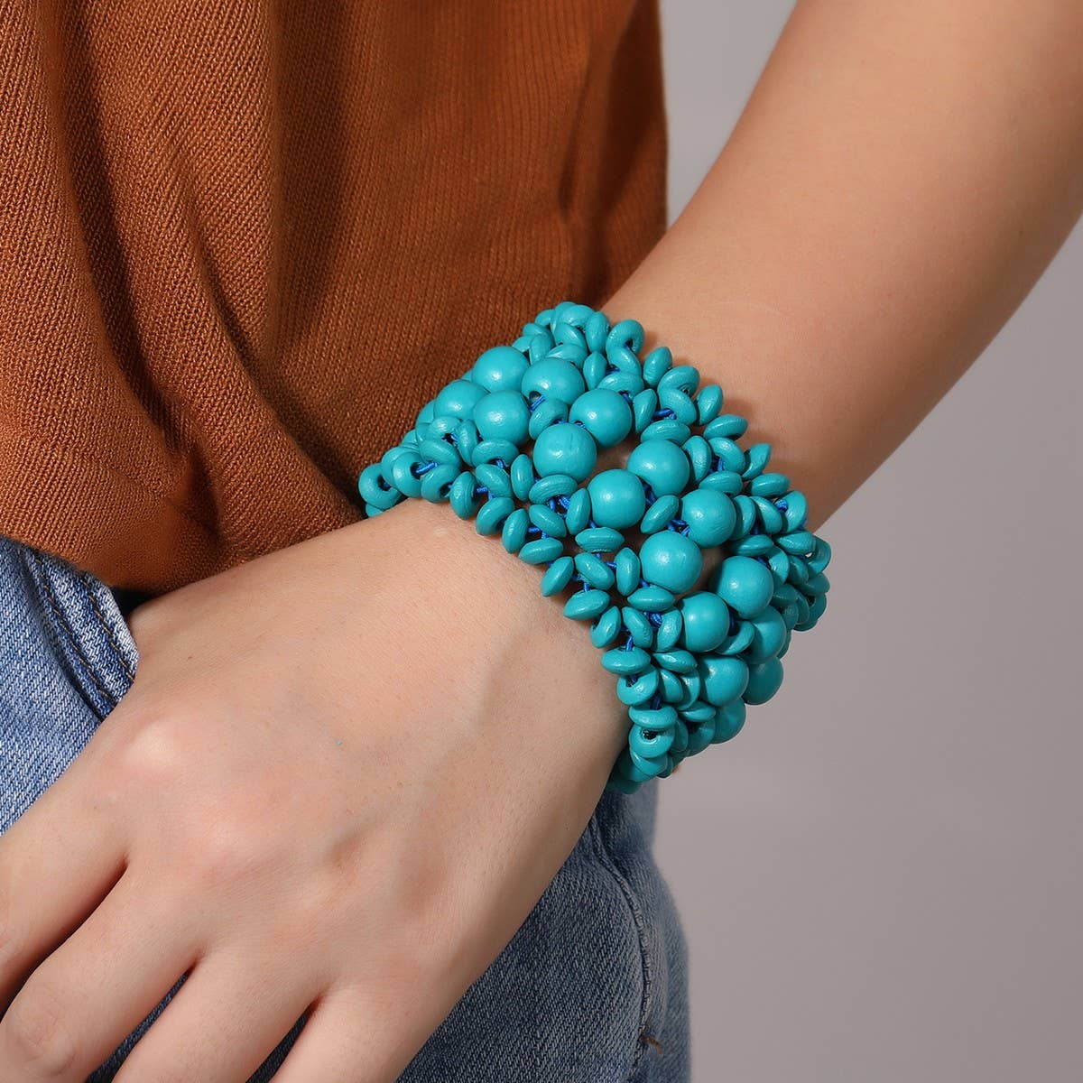 RATTAN COLORFUL SHELL CREATIVE HANDMADE FRUIT PLATE_CWMM4406