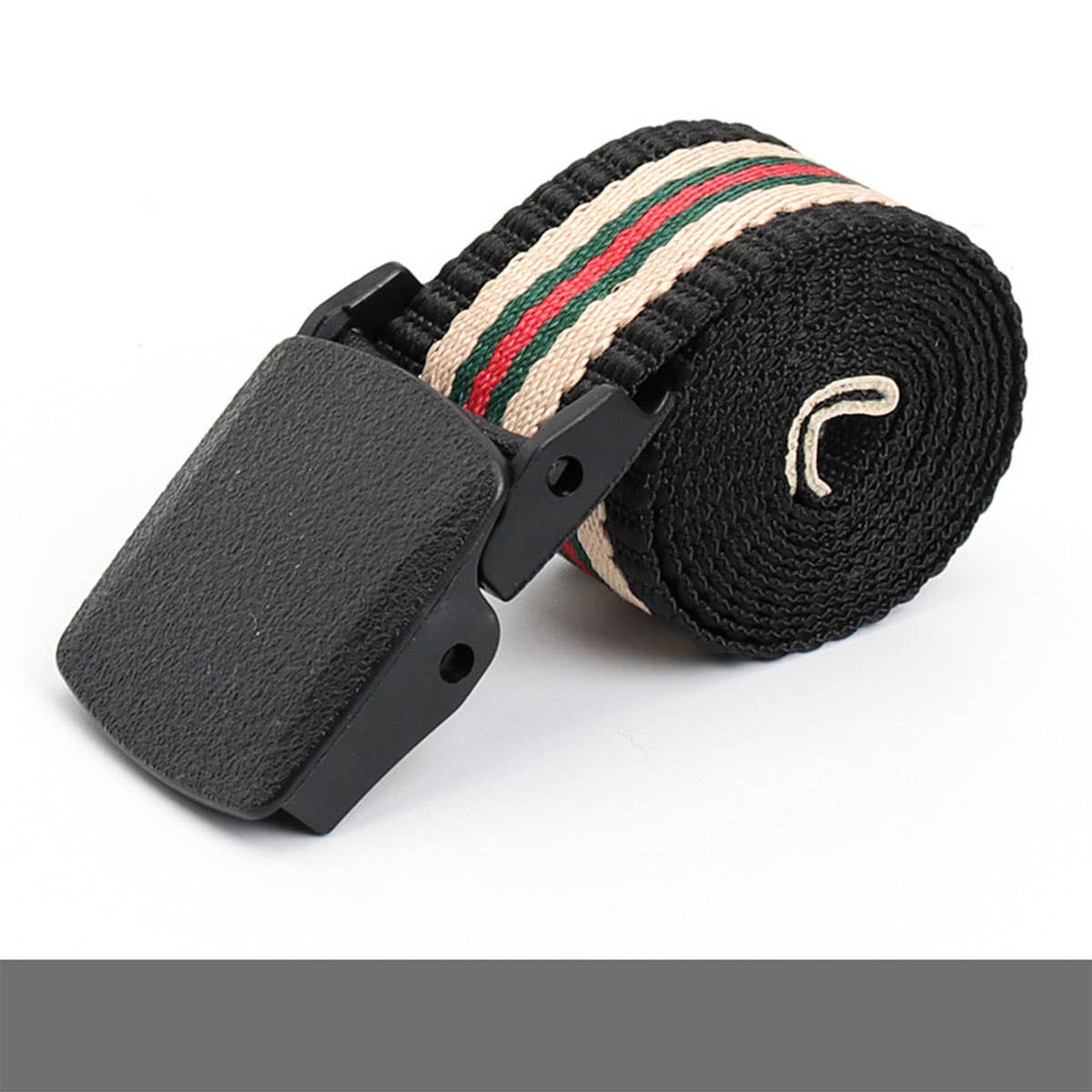 COLORFUL WOVEN SMOOTH BUCKLE CANVAS BELT_CWABE0685
