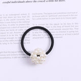 ELEGANT PEARL HAIR TIE SIMPLE ELASTIC BAND_CWAHA6867
