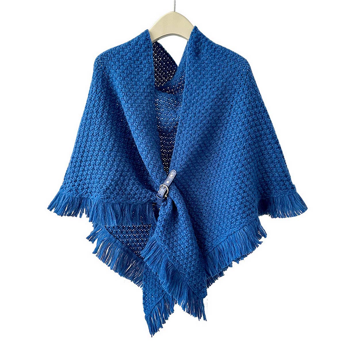 Winter Tassel Cape Scarf Shawl For Warm Layering_Cwasc0764