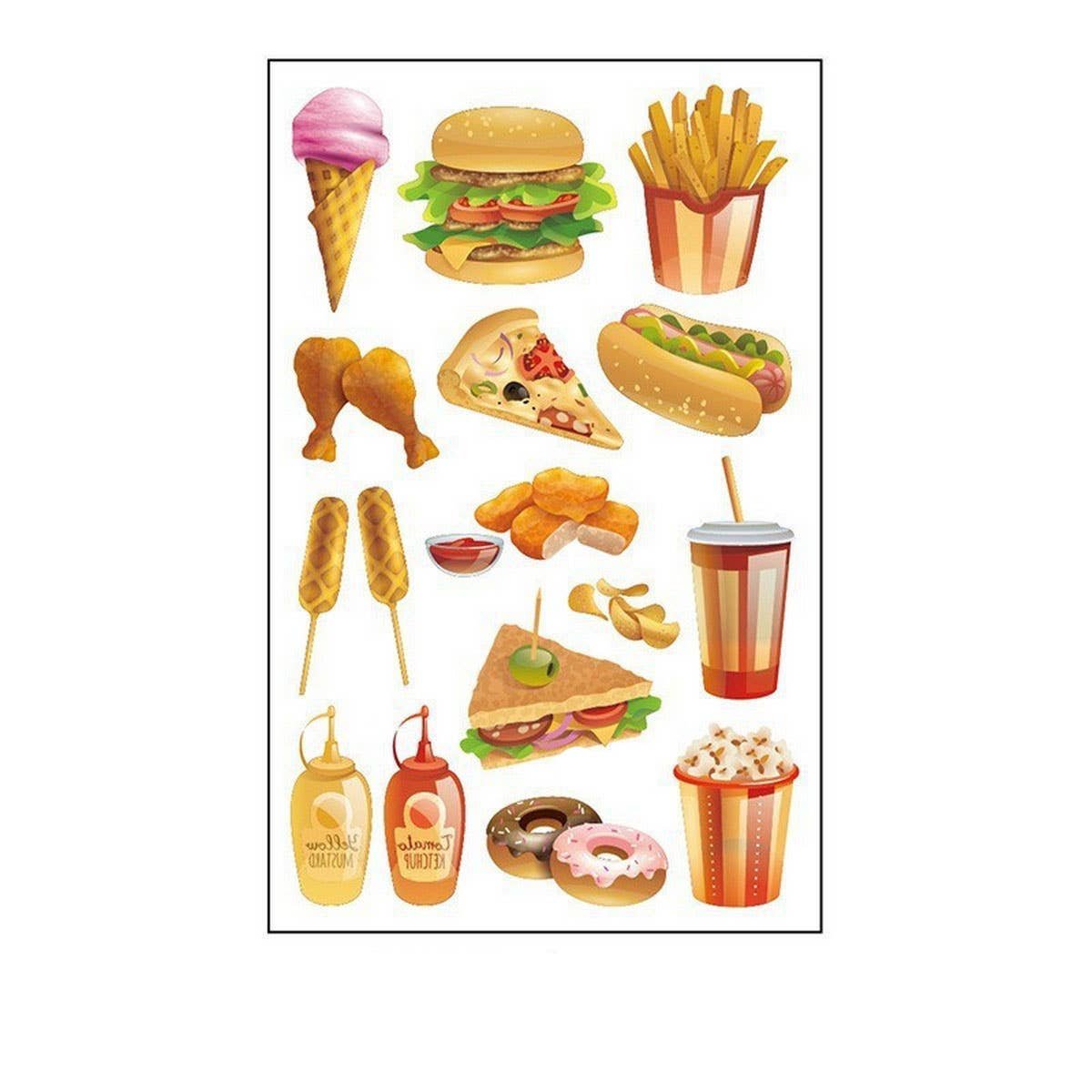 DIY PARTY TATTOOS SWEET TREATS CANDLES_CWMM8397