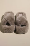 CROSS STRAP FLUFFY BEDROOM SLIPPERS_CWSHS0226