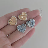 LOVE COLORED CRYSTAL BOW EARRINGS_CWAJE1286