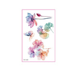 Watercolor Flower Tattoos For Hand Collarbone_Cwmm8270