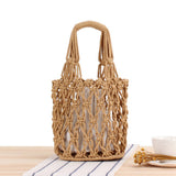 PORTABLE CASUAL HOLLOW COTTON WOVEN BAG_CWAB2116