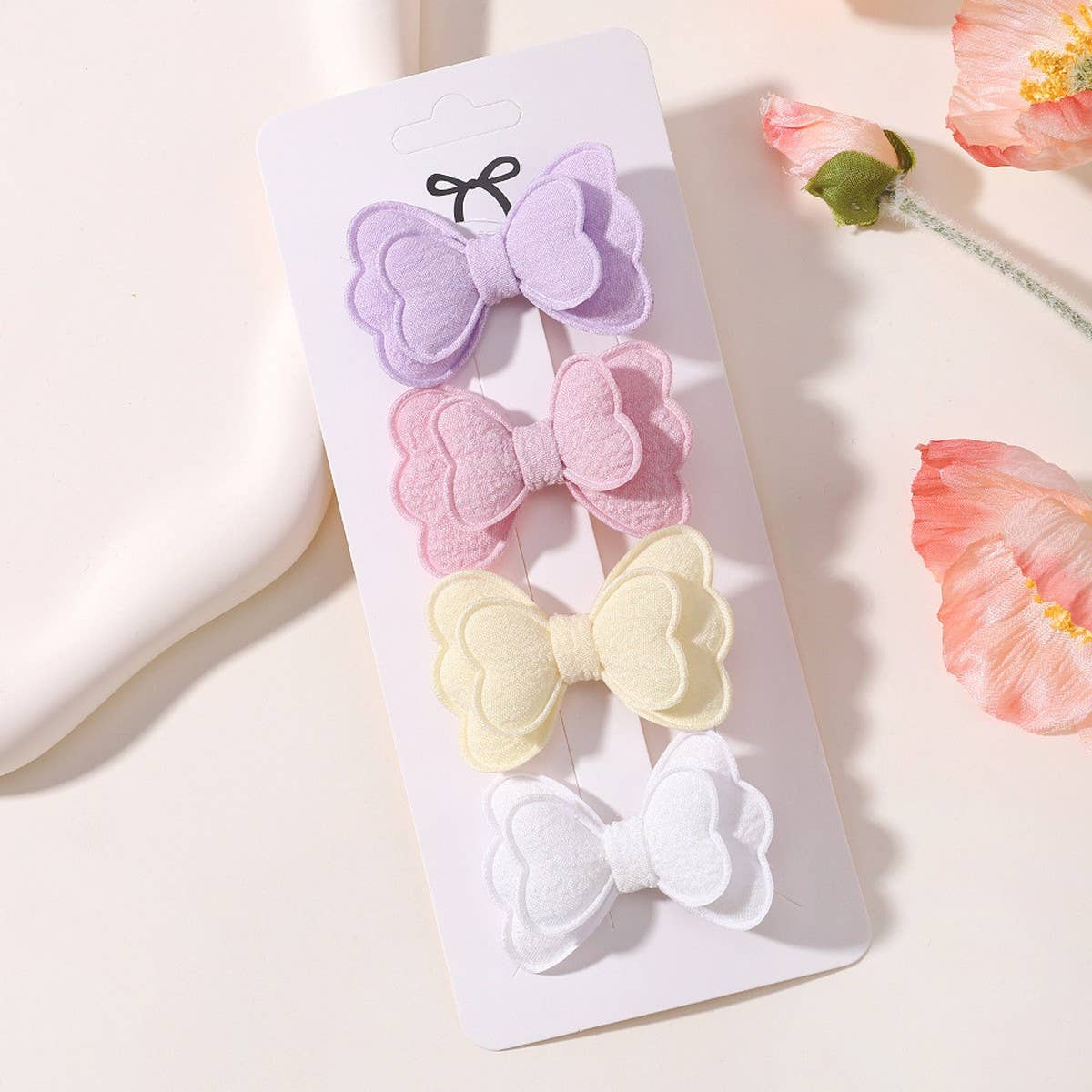 DOUBLE LAYER BUTTERFLY HAIR CLIP SET FOR KIDS_CWAHA6707