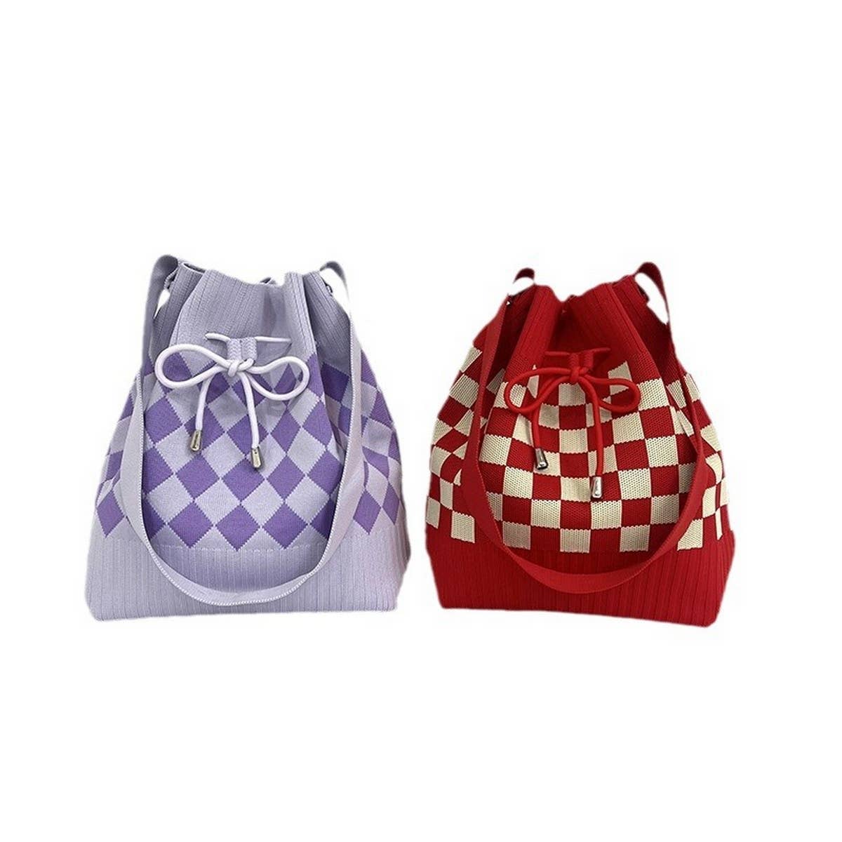 2024 CASUAL DRAWSTRING BUCKET KNITTED BAG_CWAB2375