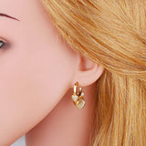 HEART SHAPED PENDANT FASHIONABLE EAR ACCESSORIES_CWAJE1015