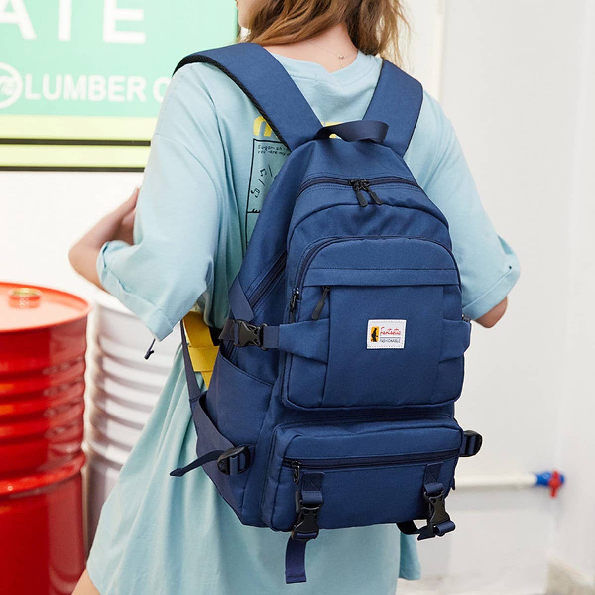 BACKPACKS FOR SCHOOL OXFORD WATER RESISTANT PACK_CWAB5474