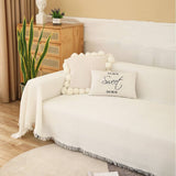 White Sofa Cover Blanket Full Wrap Design_Cwmm9637