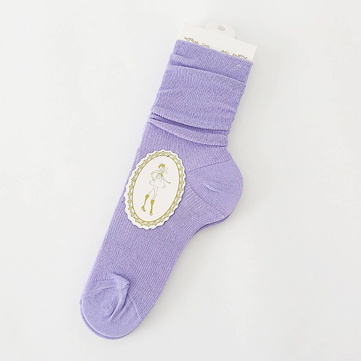 AUTUMN AND WINTER SOLID COLOR RETRO STOCKINGS_CWMS0982