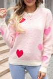 Women Casual Loose Round Neck Sweater_Cwoswl1451