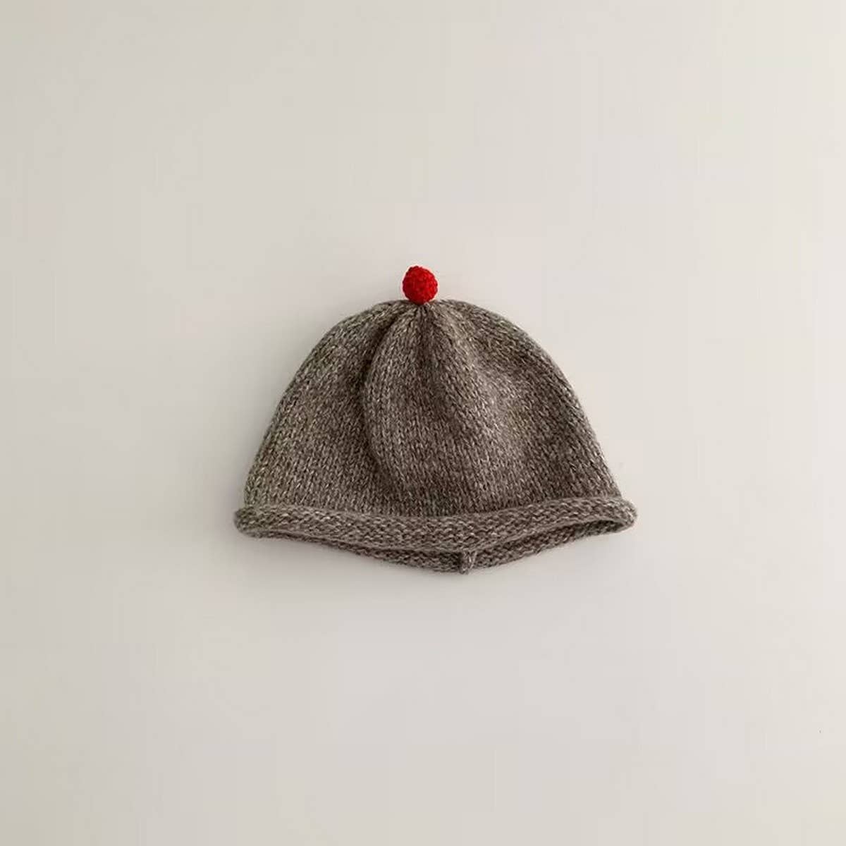 CHILDRENS STYLISH CUTE COLORED BALL KNITTED HAT_CWAH2933