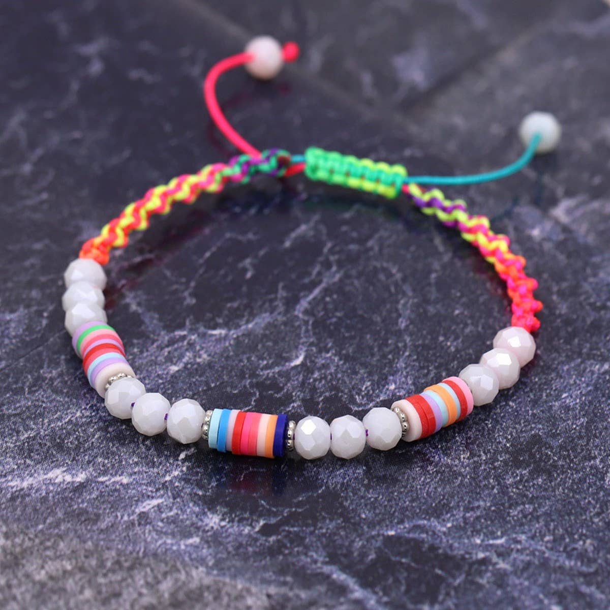 NEW COLORFUL HAND WOVEN ADJUSTABLE BRACELET_CWMM3563