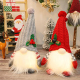 KNITTED HAT LUMINOUS RUDOLPH DOLL ORNAMENTS_CWMM2769