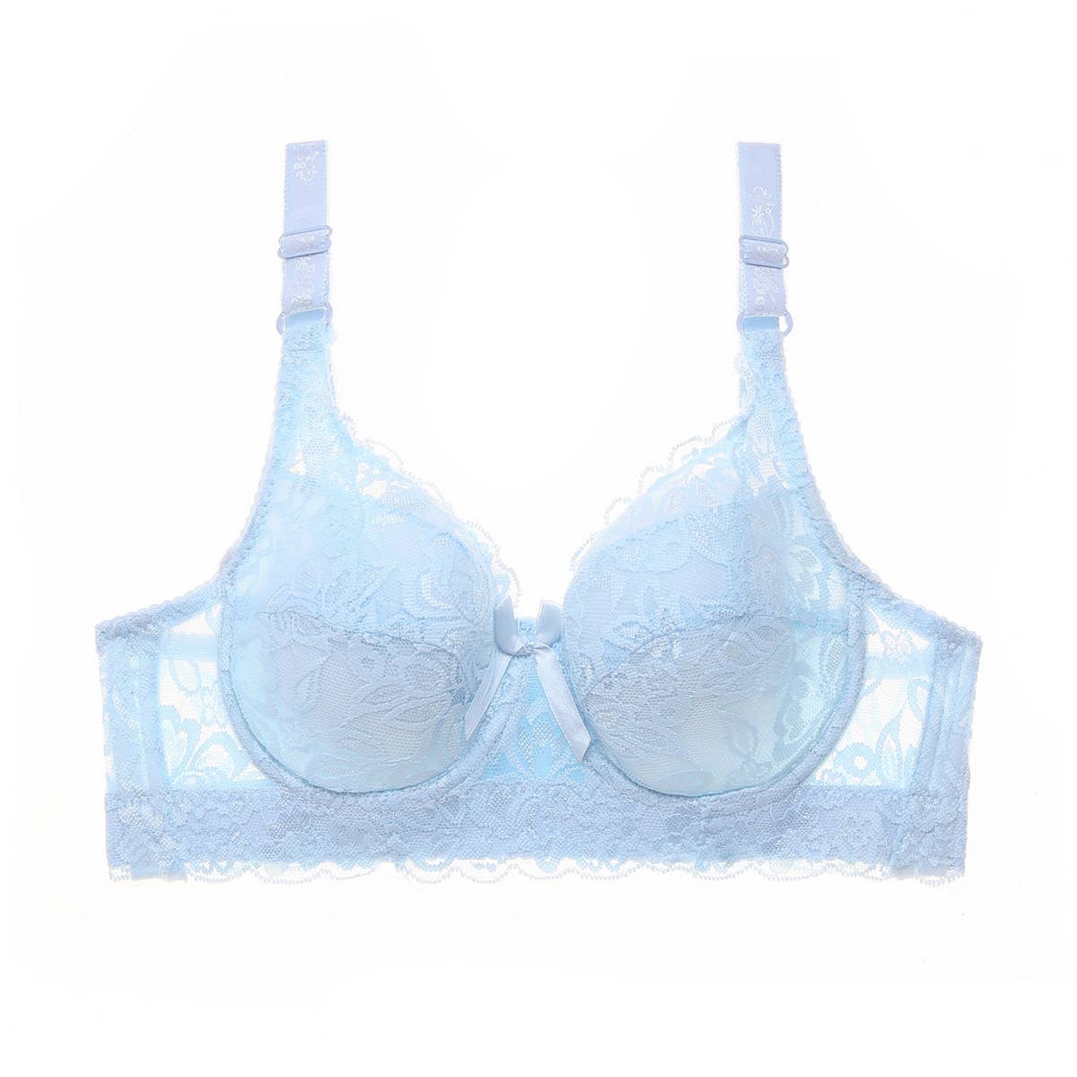 Women Plus Lace Adjustable Bra_Cwmu0061