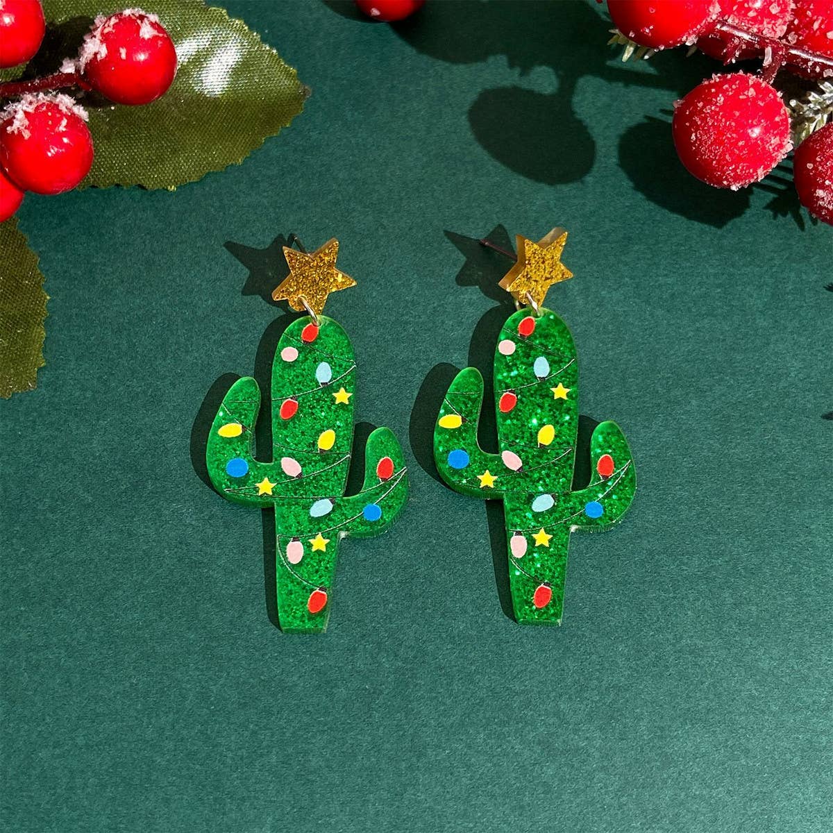 2024 NEW CHRISTMAS HAT SHEEP EARRINGS_CWAJE2404