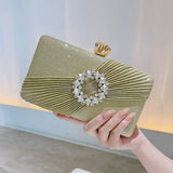 2024 NEW RHINESTONE RING PLEATED CLUTCH_CWAB2525