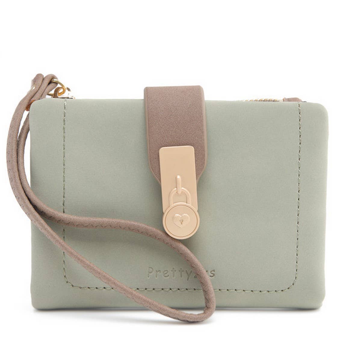 Short Womens Solid Color Folding Coin Purse_Cwab2340