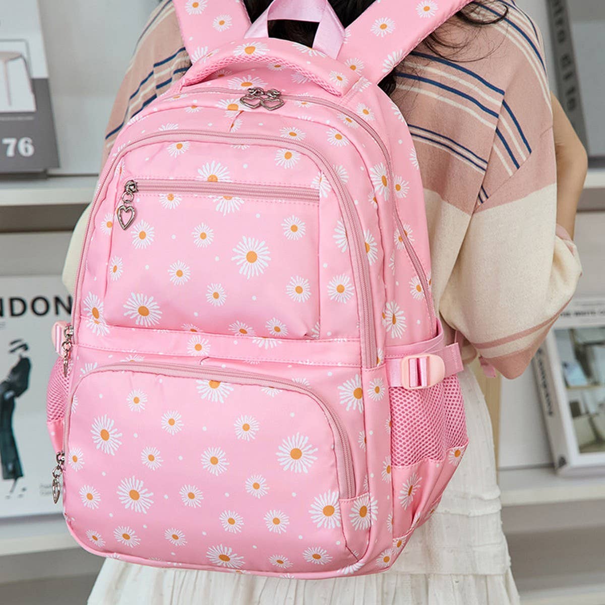 BACKPACKS FOR SCHOOL FLORAL SET FOR GRADE 4 6_CWAB5456