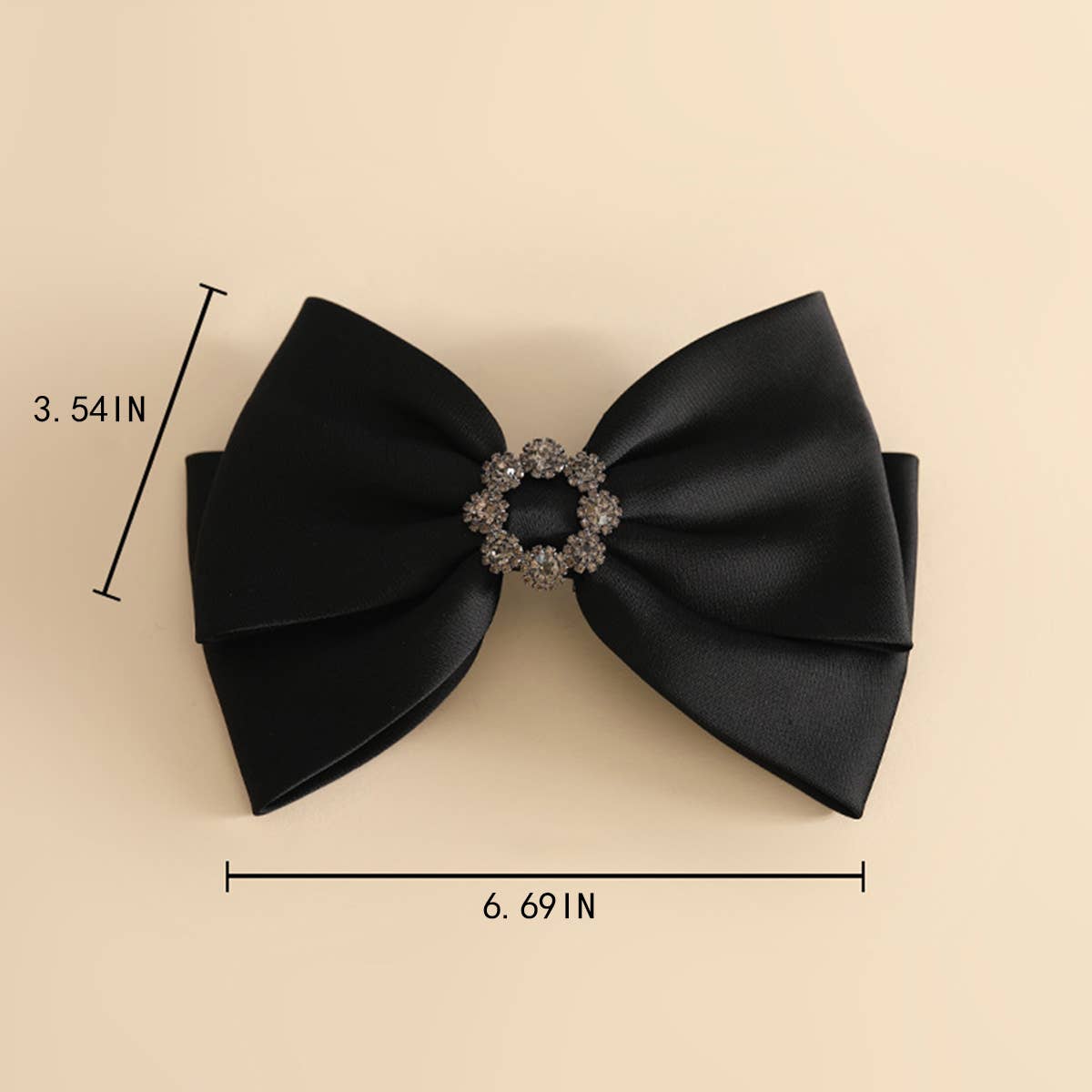 OVERSIZED BOW ELEGANT SIMPLE HAIRPIN_CWASC1068