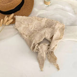 Retro Washed Triangle Scarf Waist Wrap_Cwasc02969