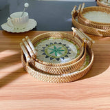 RATTAN SHELL STORAGE BASKET THREE PIECE SET_CWMM4492