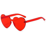 FRAMELESS HEART JELLY COLOR THICK SUNGLASSES_CWASG1194