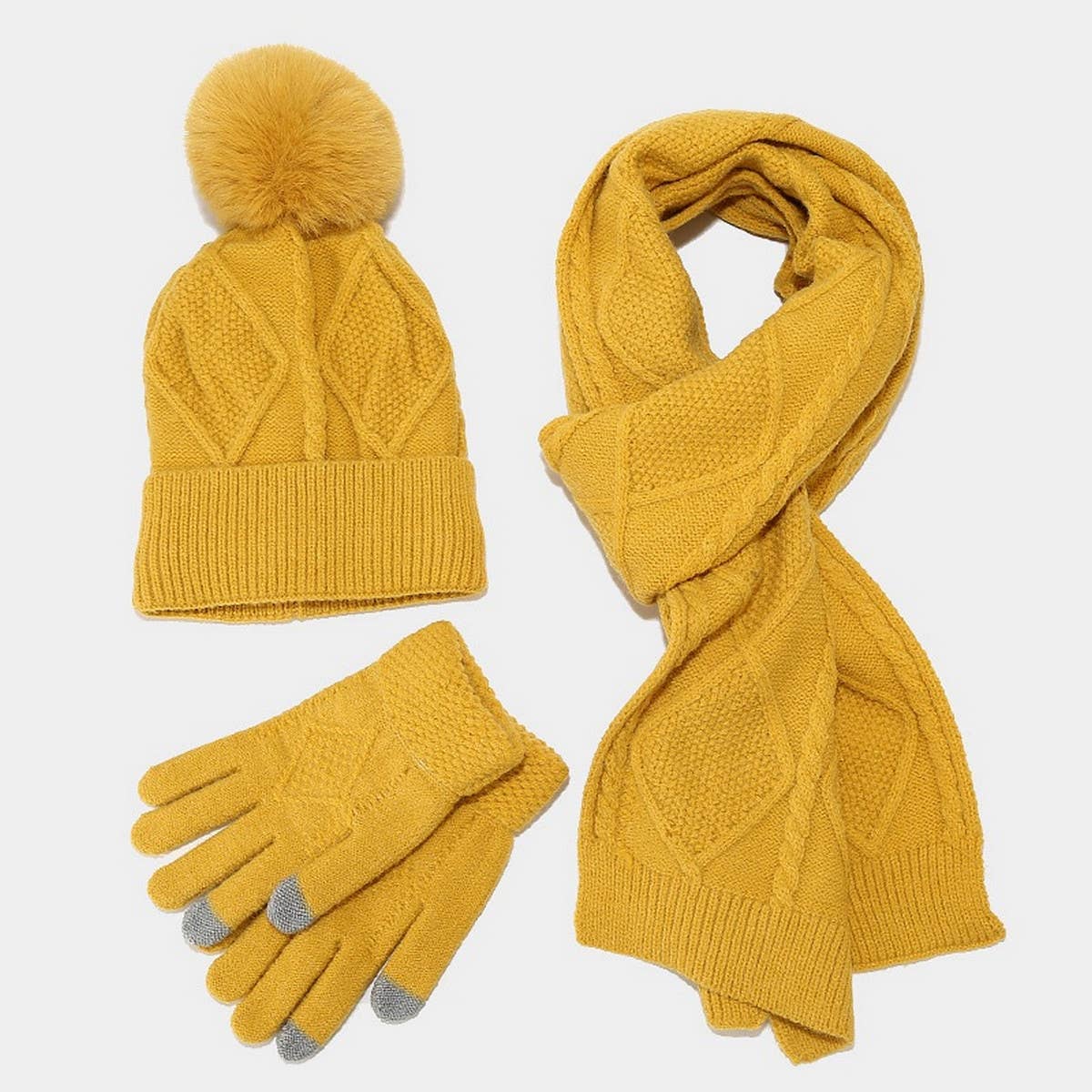2024 NEW HAT SCARF GLOVES THREE PIECE SET_CWAH1579