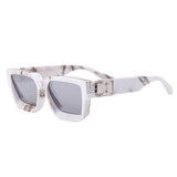 SUNGLASSES FASHION SQUARE FRAME SUNGLASSES GLASSES_CWASG0557