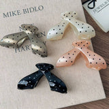 FRENCH POLKA DOT NEW HIGH END HAIR CLIP_CWAHA2368