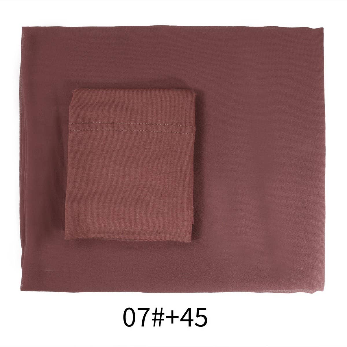 Two-Piece Chiffon Shawl And Headscarf_Cwasc2424