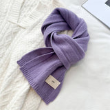 Knit Stripe Scarf Warm Fall/Winter Unisex Scarf_Cwasc0985