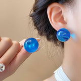 SWEET DOPAMINE COLORFUL JELLY ROUND EARRINGS_CWAJE2320