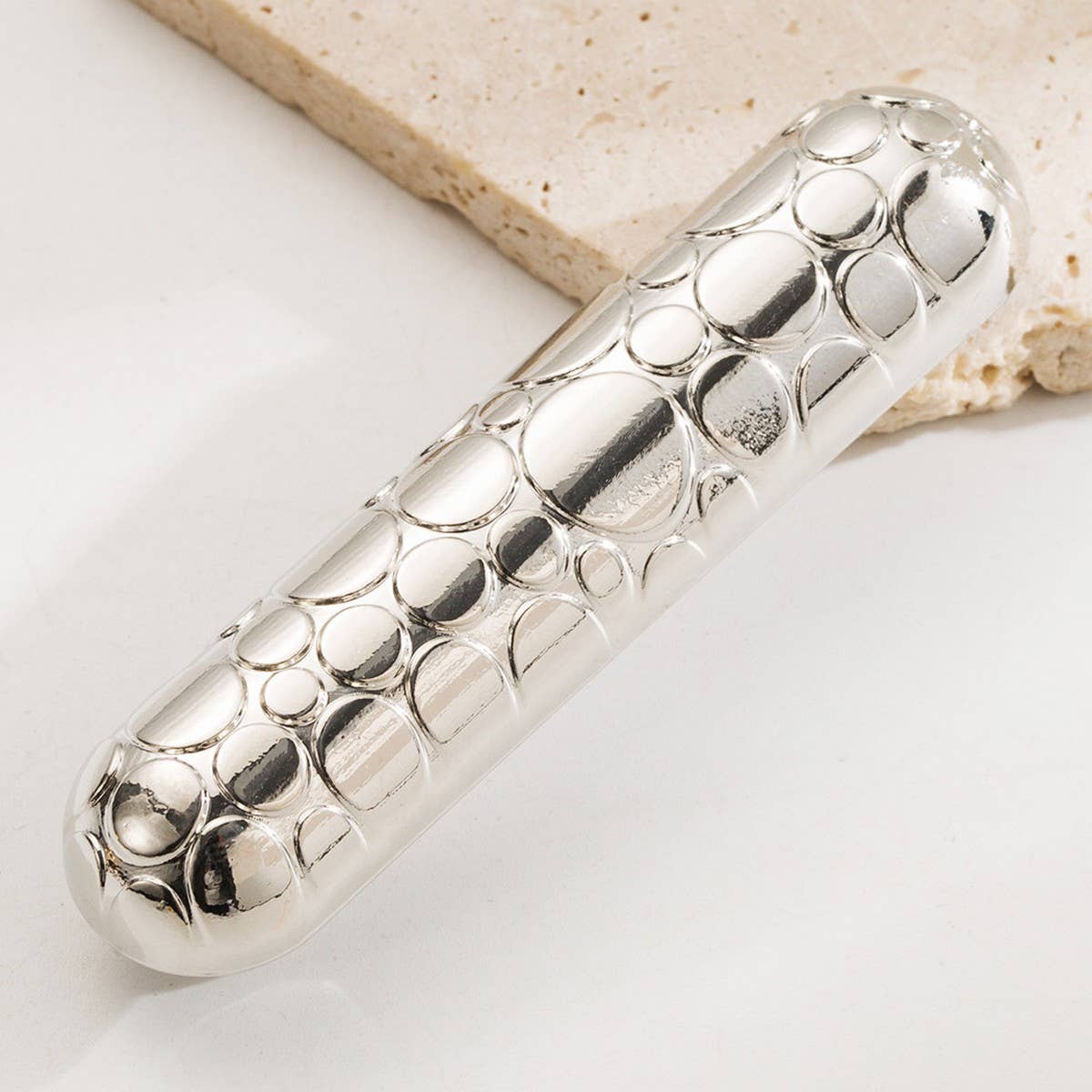 SLEEK BEADED METAL HAIR CLIP FOR BRAIDS BUNS_CWAHA6232