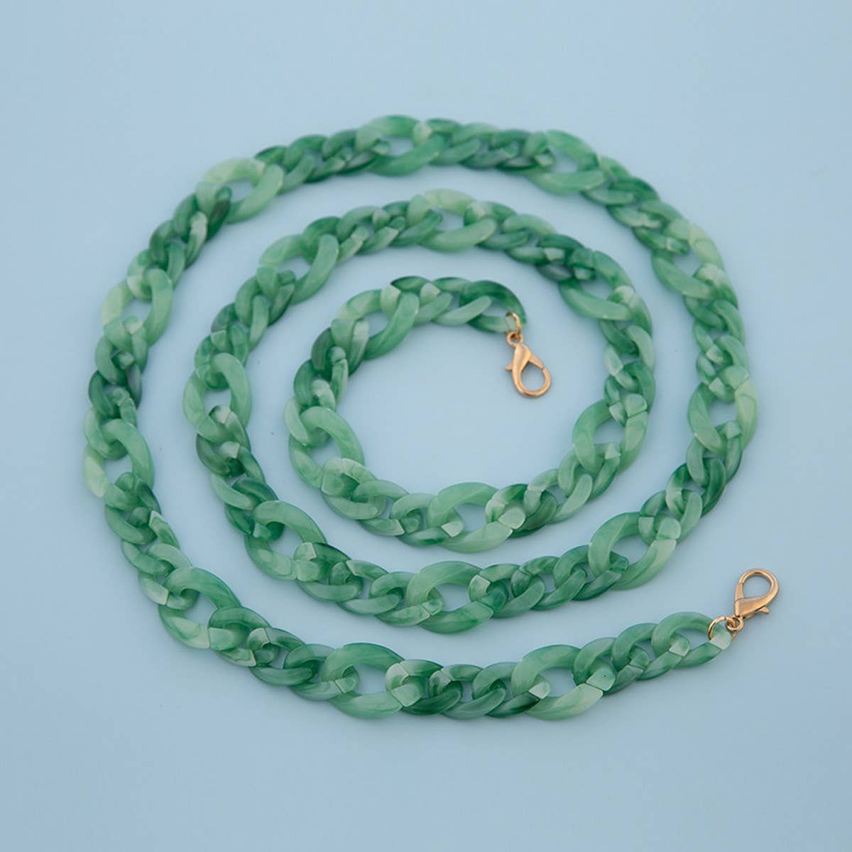 47IN ACRYLIC CROSSBODY CHAIN PHONE BAG STRAP_CWMM5102