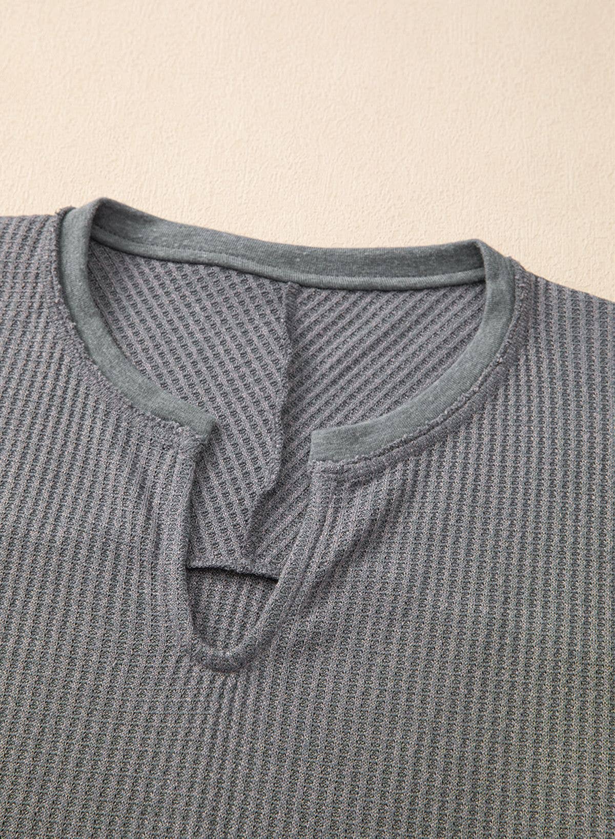 Solid Color Long Sleeve Patchwork Loose Hoodie