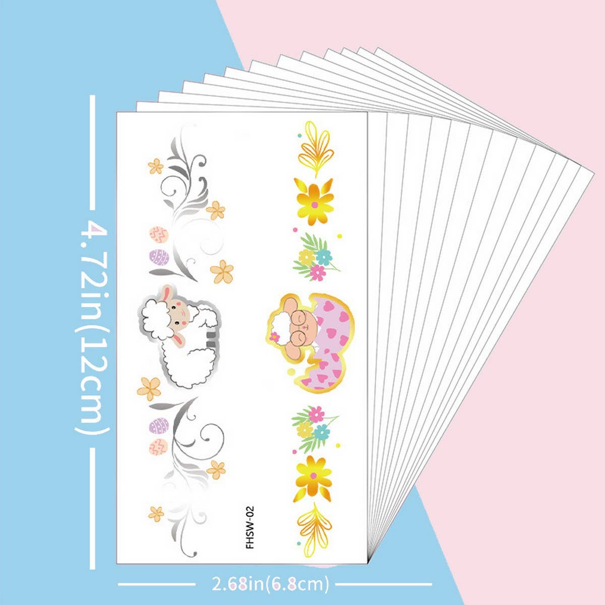 EASTER RABBIT WRIST TATTOOS KIDS WATCH STYLE_CWMM8246