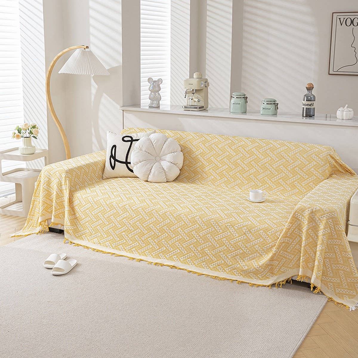 DOUBLE SIDED COTTON SOFA COVER BLANKET_CWMM9641